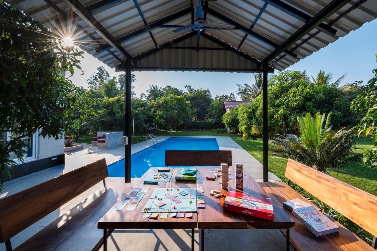 Saffronstays Casa Manga, Karjat - Pet-Friendly Pool Villa Near Nd'S Film World And Saltt Esterno foto