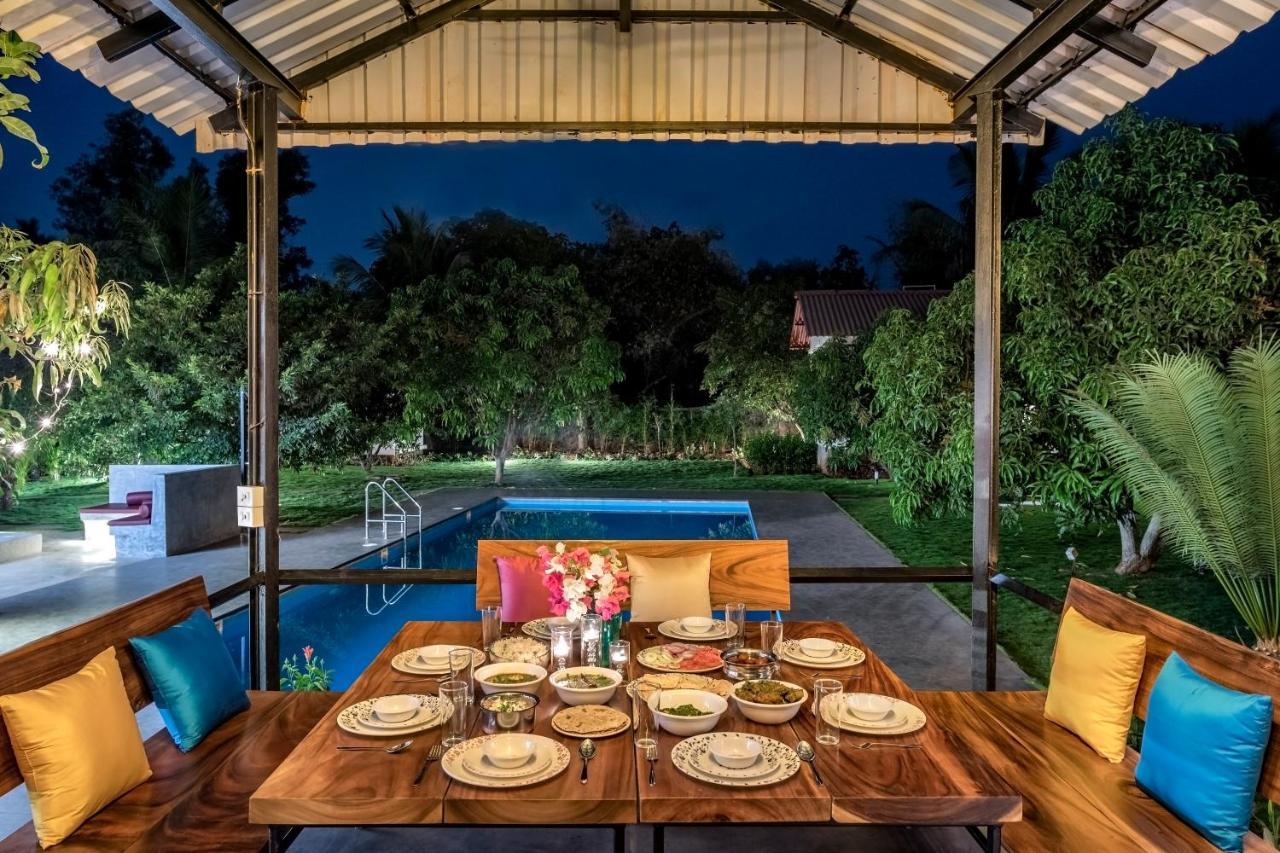 Saffronstays Casa Manga, Karjat - Pet-Friendly Pool Villa Near Nd'S Film World And Saltt Esterno foto